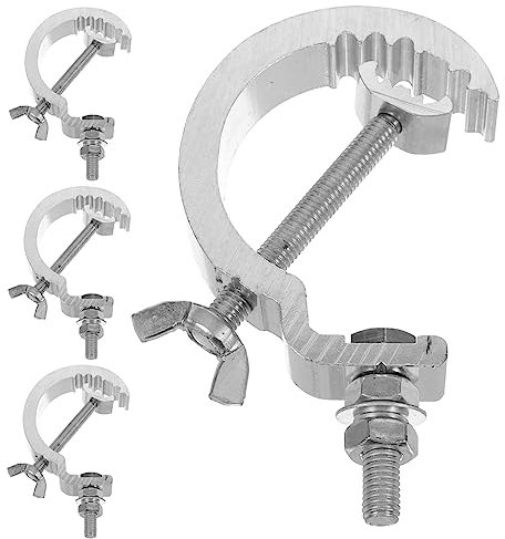 Supvox 4stücke Traversenklemme Aus Aluminiumlegierung Robuste Traversenhaken Für Bühnenbeleuchtungskörper Geeignet Für Moving Heads Led-effektscheinwerfer Und Andere Bühnenbeleuchtungskör