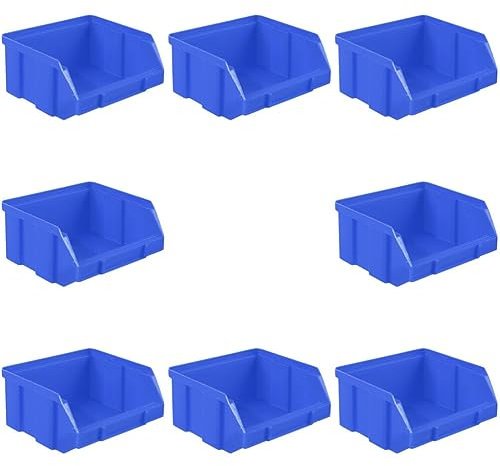 Tofficu Plastic Storage Bins Warehouse Storage Boxes Tool Organizer Shed Organizer Component Plastic Boxes Shelves