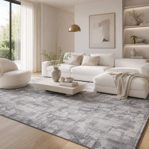 Snapstyle Schlingen Velours Teppich Modern Einfarbig | Flurteppich | Wohnzimmerteppich | Küchenteppich robust und pflegeleicht | Viele Größen und Farben