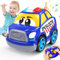 JOLLY FUN Ferngesteuertes Auto ab 2 3 4 5 Jahre,19CM Polizei Spielzeugauto mit Fernbedienung,Cartoon RC Auto Weihnachten Geschenk für Junge Mädchen
