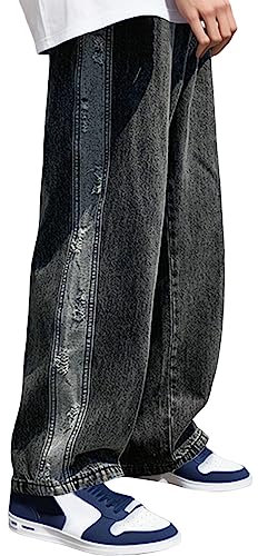 Generico Jeans Slim Uomo con Pantaloncini Uomo Jeans Jeans Neri Strappati Ragazzo Jeans Uomo Super Skinny Blu Scuro Salopette Jeans Uomo Anni 70 Jeans Uomo Chiari Elasticizzati Jeans Baggy Uomo Nero