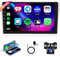 Rimoody 2G+64G Wireless Carplay Android 13 Autoradio 2 Din für Toyota Avensis 2003-2009 9 Zoll Autoradio mit Android Auto Navi GPS WiFi Mirror Link Bluetooth FM/RDS/DAB/OBD/DVR/EQ/SWC Rückfahrkamera