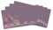 25 Blumige Umschläge, elegante Briefumschläge in Lila mit Blumenmuster, perfekte Wahl für Hochzeiten, Geburtstage, Einladungen, Danksagungen und persönliche Briefe DIN lang (22 x 11 cm) selbstklebend