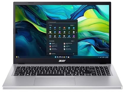 Acer Aspire Go 15 AG15-71P-72KV, Ordenador Portátil 15,6 Full HD LCD (Intel Core i7 13620H, 16 GB RAM, 1024 GB SSD, Intel UHD Graphics, Windows 11 Home), Color Plata, Teclado QWERTY Español