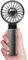 FUNJEO Mini ventilateur Glassy F111, 3 vitesses, léger, rechargeable par USB, puissant pour l'extérieur, les voyages, le sport, le travail (noir)