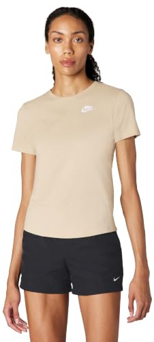 Nike Damen W NSW Club Ss Tee T-Shirt (1er Pack)