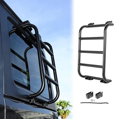 DRYFAL Scaletta per portellone Posteriore Auto per Jeep Wrangler JL JLU 2018-2024 Dell'auto Scala per Porta Posteriore Auto scaletta per Cross Country
