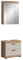 xonox.home – Badkombination Scout 60x191x34 cm in Evoak Oak und Kaschmir Nachbildung matt – Moderne, platzsparende Badmöbel für kleine Räume – schlank, stilvoll & funktional