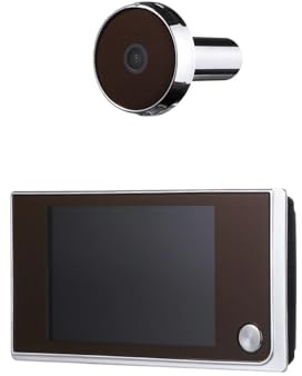 QZCX Wireless Doorbell Camera, 3.5inch Video Peephole Doorbell Door Viewer Electronic Ring Doorbell Camera