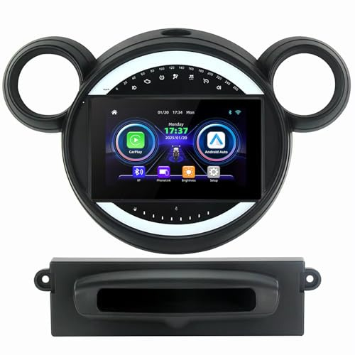 Android 15 Autoradio 9 Zoll Für BMW Mini 2010-2016, GPS Navigation, Bluetooth 5.0, Rückfahrkamera, DSP(AT400 8 Core 4G+Wifi 2G+32G)