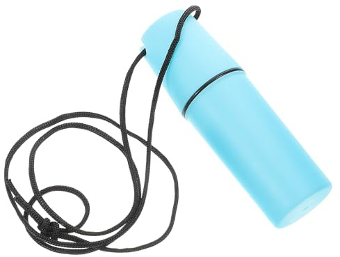 Veemoon 2 Stück Stoßfeste Kunststoff Trockenboxen Schwimmfähig Luftdicht Kleine Strand Münzdose für Wassersport Tauchen Kajak Surfen Blau