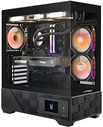 ZOTAC MEK Gaming PC Desktop, Ryzen 7 9700X, NVIDIA GeForce RTX 5070 12 GB | DDR5 da 32 GB, SSD NVMe da 1 TB, PSU Gold 80+ da 750 W, WiFi 6E, Bluetooth 5.3, Windows 11 Pro, GDDR7, fino a 5,5 GHz