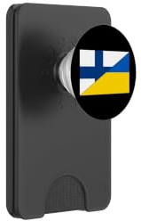 FINLANDIA BANDIERA UCRAINA FINLANDIA NAZIONALITÀ UCRAINA PopSockets PopWallet per MagSafe