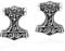 Mighty Thor's Hammer Mjöllnir .925 Sterling Silver Stud Earrings