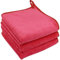 HIDMD Microfibre Face Cloth Makeup Remover Cloth Facial Washcloths Cleaning Towels For Eye Face Exfoliating Bath 30CM X 30CM 6 PACK Pink+Purple