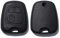 Lage Guscio per Chiave compatibile con Peugeot 106, 107, 206, 207, 208, 407, Citroen C1 C2 C3 C4 C5 Xsara Picasso Saxo Toyota Aygo - Telecomando Auto Cover Scocca Ricambio a 2 Tasti Pulsanti
