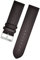 Uhrenarmband Leder glatt zum Schrauben ohne Steg braun 24mm