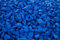 Deko-Steine für den Garten, Farbe hellblau, Größe 9/13 mm. (Beutel 20 kg), Hellblau