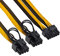 chenyang Cavo modulare per scheda grafica GPU splitter da 12 pin a ATX Dual 8 pin e 6 pin per scheda 3080 3090 AX850 AX750 AX650