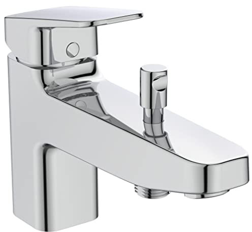 Ideal Standard - Ceraplan, Miscelatore monocomando per vasca da bagno, Due vie, Cromato