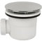 Cofan Valve Siphonique pour Receveur de Douche | Dimensions : Ø60 ou Ø90 | Sortie de Ø40 mm | Joint Conique Réducteur de Ø32 mm | Enjoliveur Chromé