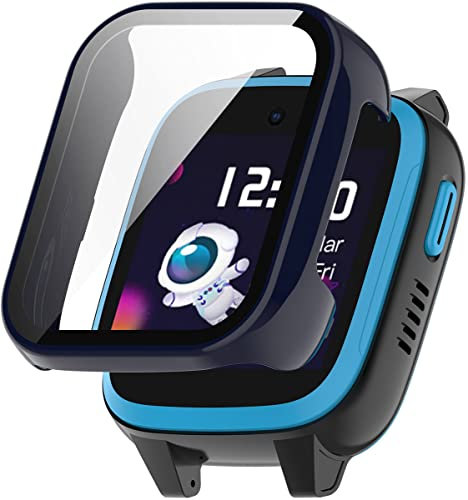 BBZ Kompatibel mit Xplora XGO3 Displayschutzfolie, Smartwatch-Hülle, Beutel, Kratzfeste Beschichtung, PC-Hülle, Stoßstange für Xplora XGO3 Watch