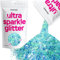 Hemway Ultra Sparkle Glitter - Fluorescent Blue | 100g Multi Size Metallic Flakes for Resin & Epoxy Crafts | Supplies for Tumblers, Festival, Hair, Face, Body, Eye & Nail Art Decoration