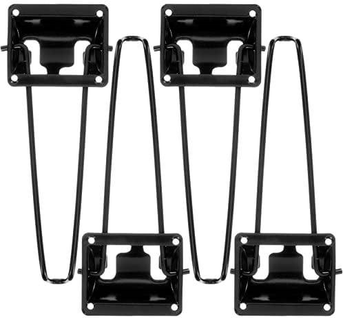 DOITOOL 4pcs Folding Legs for Small Table Foldable Hairpin Table Legs Laptop Table Legs Coffee Table Legs Folding Desk Accessory for Furniture Home DIY Projects