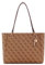 GUESS Damen Noelle Noel, klein Tragetasche, Schultertasche, Latte-Logo