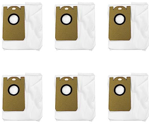 NUHFUFA Lot de 6 sacs à poussière pour aspirateur Honiture Q6 Pro/Laresar L6 Pro Sweeper