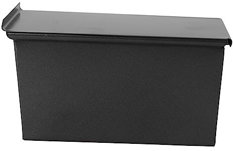 MUCKLILY Bread Bakeware Bread Pan with Cover Cake Pan Square Silicone Mold De Sandwich French Bread Loaf DIY Baking Molds Japanese Loaf Pan Black Metal Bread Pan with Lid Mini Ripple Muffin