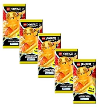 Blue Ocean Ninjago Trading Cards Serie 9 Dragons Rising - 5X Booster (Deutsche Version)