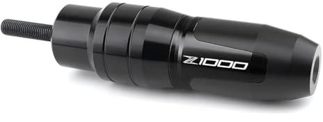 XiPco Motorräder Sturzpads Für Kawasaki Z1000 Z1000SX Ninja 1000 Motorrad Auspuff Crash Pad No Cut Rahmen Rutsche Schalldämpfer Schutz Slider Frame Sliders Sturzschutz (Color : Black)
