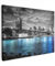 MuchoWow© Bilder 40x30 cm Wohnzimmer Deko Moderne Wandbild Kunstdruck auf Leinwand Bild Schlafzimmer über Bett Room Decor Geschenke New York - Skyline - Stadt - Blau