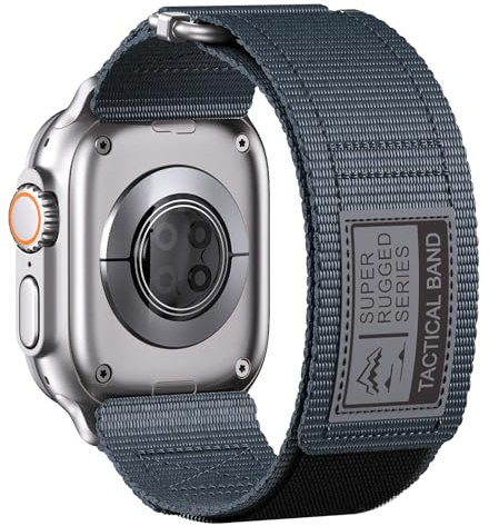 Correa Compatible con Apple Watch Ultra 2/Ultra 49mm 45mm 44mm 42mm, Nylon Sport Correa de Repuesto para Apple Watch Series 9/8/7/6/5/4/3/2/1/SE