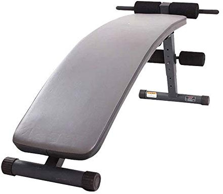 CAFIEDR Hantelbank Hantelbank, Klappbares Sit-Up-Board Bauchplatte Heimfitnessgerät Hantelbank Bogen Rückenlagebrett Trainingsbank
