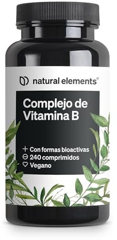 Vitamin B Komplex – 240 Tabletten – mit 8 essenziellen B-Vitaminen & Kofaktoren – mit Bioaktiv-Formen – vegan, hochdosiert – laborgeprüft