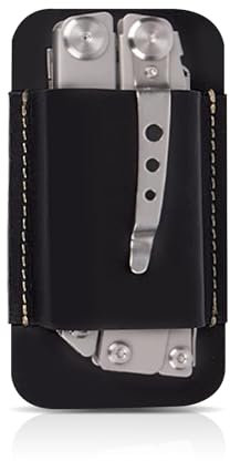 Coltello fondina, tasca coltello, fodero tascabile, fodero pieghevole EDC, cintura EDC pieghevole, coltello da tasca, fodero per coltello pieghevole da 5 pollici, colore nero