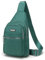 Pangogogo Wassersicher Slingpack |Leichte Klein Umhängetasche| Multi-Fach Brusetasche Damen für Radfahren, Wandern und Kurzreisen (Grün-Damen)