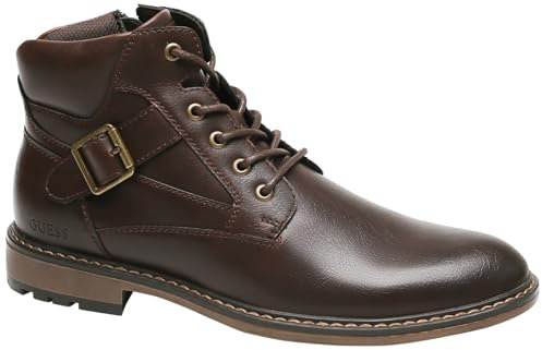 Guess Stivale Savil Fashion Uomo, Marrone, 42 EU