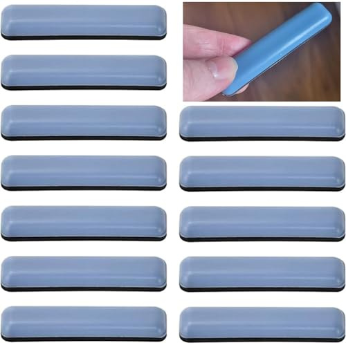 Furniture Sliders for Carpet, Easy Glide Furniture Sliders for Heavy Furniture Self-Adhesive PTFE Teflon Furniture Gliders for Hard Floors Durable & Scratch-Resistant