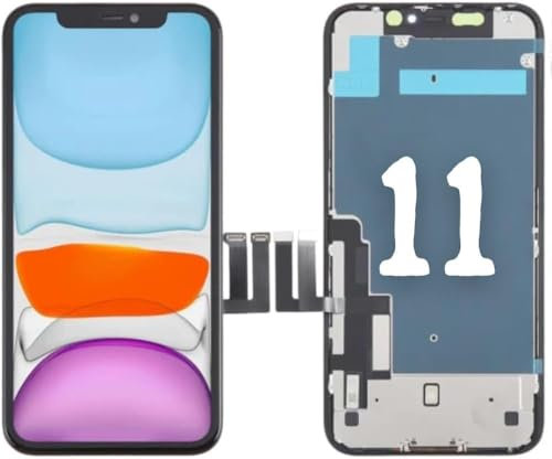bcmhub Screen for iPhone 11 Replacement LCD Screen 6.1 ’’ Touch Screen Digitizer for iPhone 11 Model A2111, A2221, A2223 Premium Quality