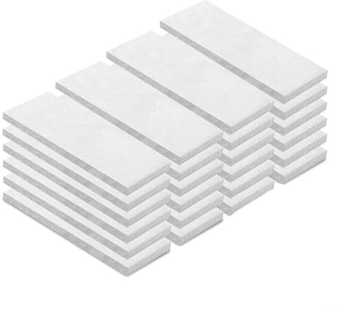 VRTYVEYBB Bioethanol Sponge Accessories - Complete Package Of 24 Wool Wicks For Indoor Ethanol Fireplaces And Burners, Efficient, And Easy To Replace(2 * 4.7in)