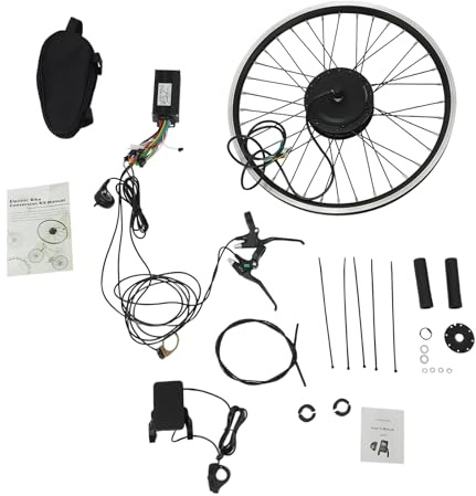KumuJ 36V 24 Zoll Elektrofahrrad Umbausatz Kit, für Vorderrad E-Bike Conversion Kit 500W Conversion Motor Kit