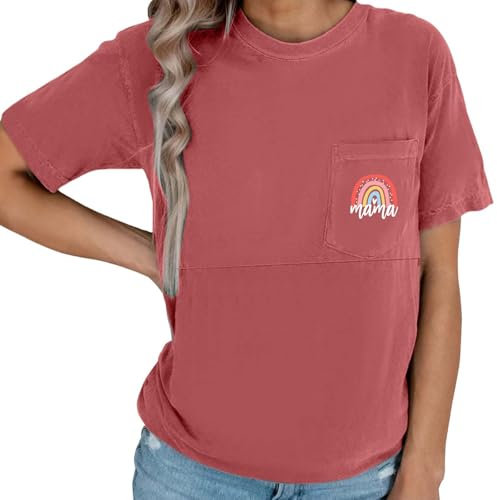 Still Tshirt Wassermelone Mit Reißverschluss Umstandsmode Oberteil Mama Regenbogen Druck Nursing Shirt Breastfeeding Postpartale Clothes Stillen Schwangerschaftskleidung Sommer Umstandsshirt
