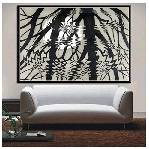 Puzzle 1000 Teile Escher Surreales geometrisches Poster Spielzeug für Erwachsene Dekompressionsspiel K107Ya 26x38CM