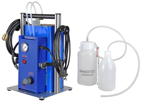 MANOTEC Bundle ERS-Satz & Halter | Praktisches Set inkl. Auffang-& Absaugflasche und Halter für das elektrisches Bremsenentlüftungsgerät