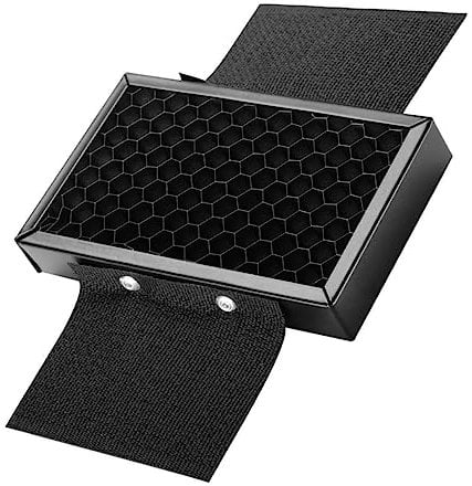 Operitacx Blitzpunktfilter Wabengitterreflektor Für Aufsteckblitz Mit Honey-Bomb-Gitter-Design Höhe Für Kamerablitze