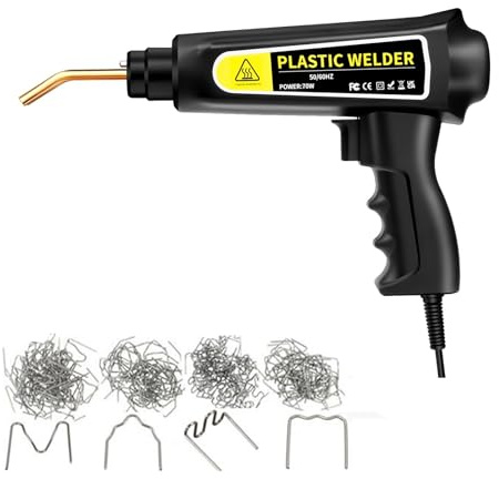 Welding Kit car Welding Machine 70W Plastic Welding Machine Car Bumper Repair Kit Plastic Welder Machine Hot Stapler Plastic Repair Hot Staple Gun(Set 3)