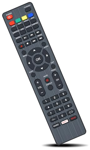 MOVHEIYL RC159 / RC-159 Ersatz Fernbedienung für JTC Jay-Tech TV GPRC15926 / GQ15D-AS24D / GQ16D-AS40 / GR00D-NS49G / GY06-S55U5521MM / GY06-S55U55349J / LT-24FD100 / LT-32FD100 / RM-C3411